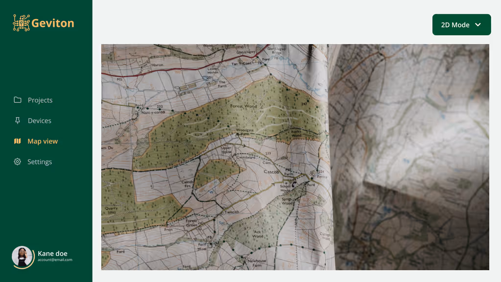 Map of the land
